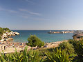 Plage du village de Carro en Provence