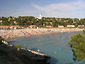 Plage du village de Carro