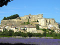 Champ de lavande et ch�teau de Grignan