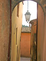 Porche dans le village de Roussillon