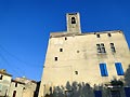 Clocher du village de Vallabr�gues